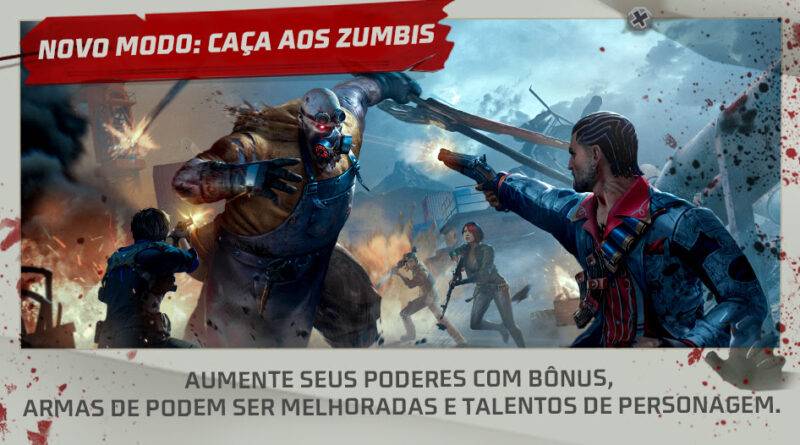 Free Fire recebe novo modo Caça aos Zumbis Pizza Fria