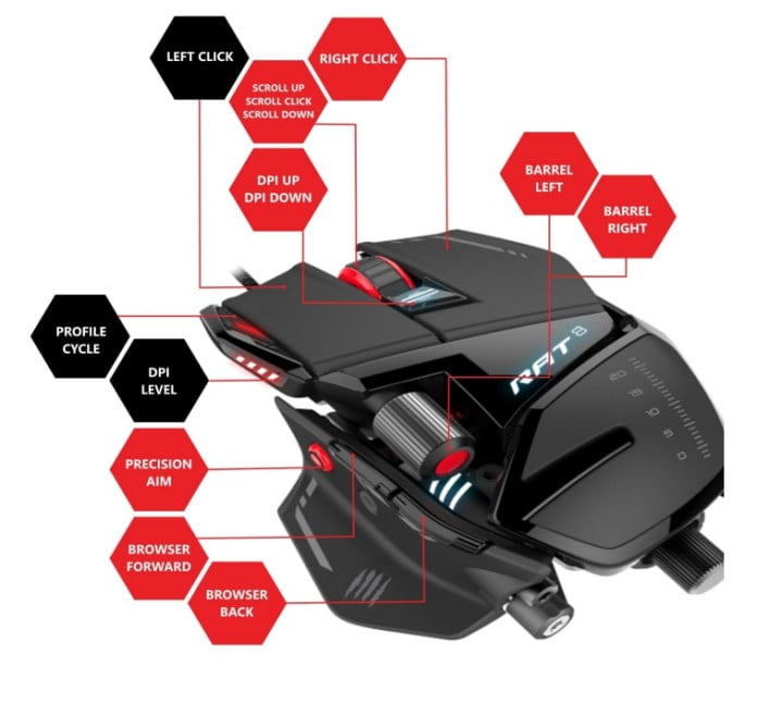 mouse mad catz r.a.t. 8+