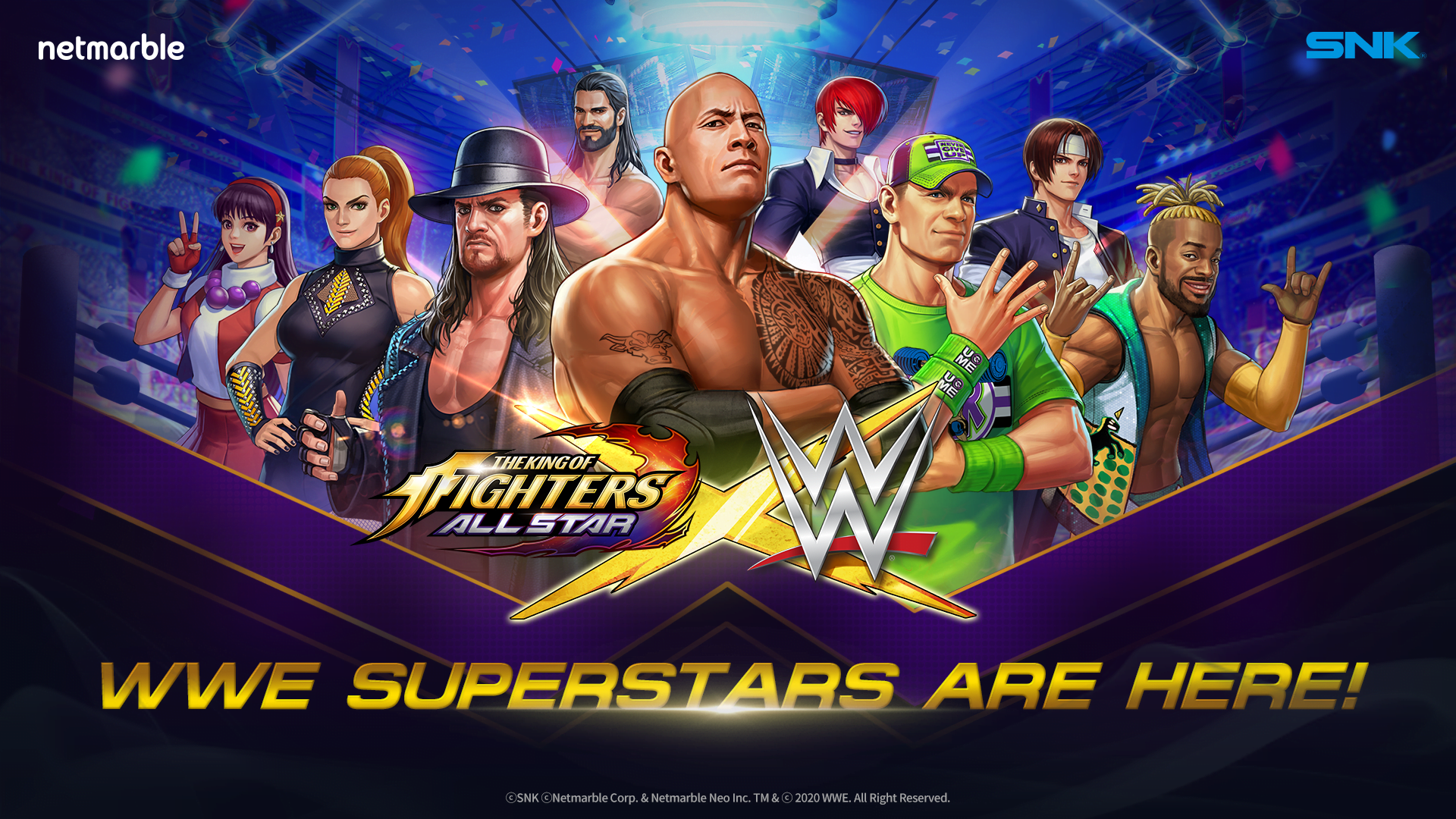 the king of fighters allstars