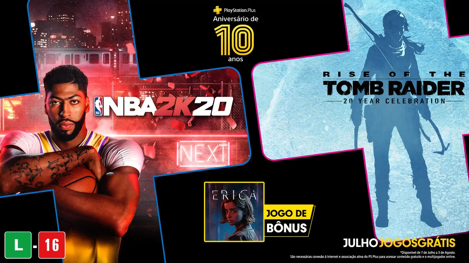 PS Plus - Julho 2020