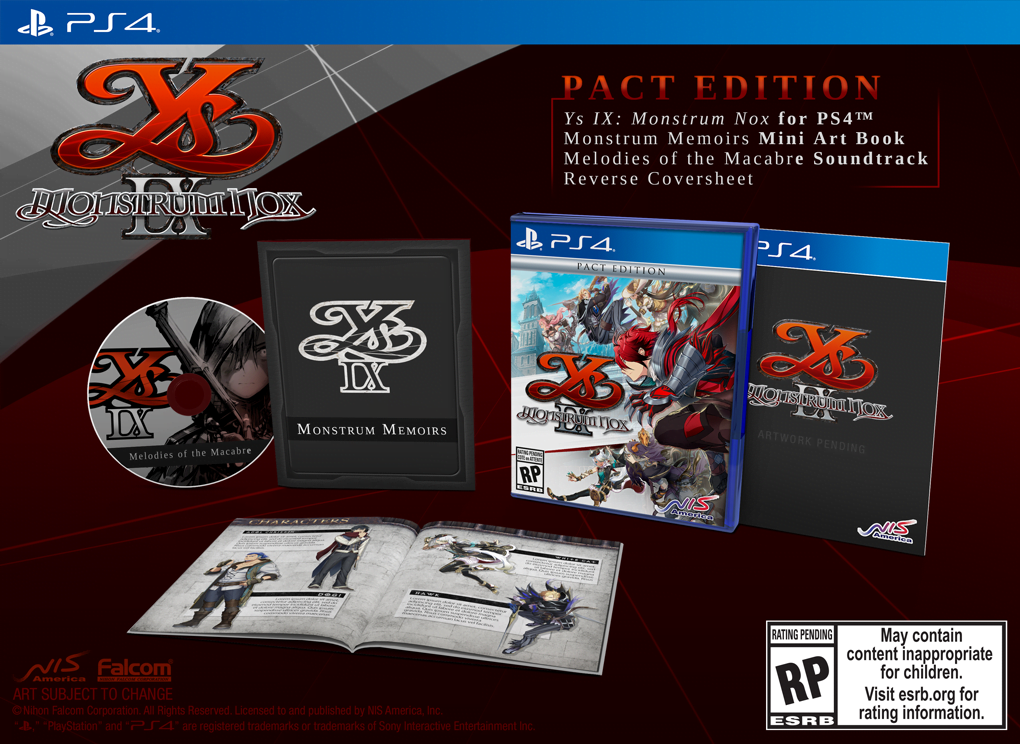 Ys IX: Monstrum Nox Pact Edition