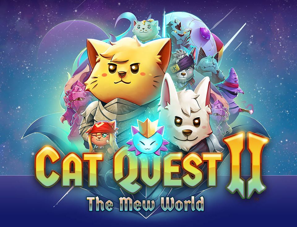 A atualização gratuita Mew World chega dia 8 de agosto para Cat Quest II. (Imagem: Divulgação.)