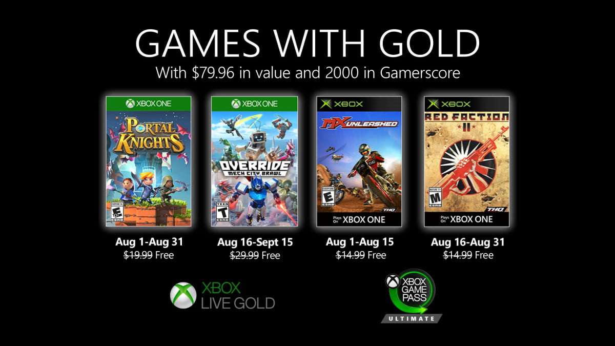 xbox games with gold