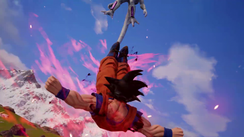 Jump Force: Deluxe Edition provavelmente é a forma mais rápida de ver Goku e Freeza se enfrentando (Imagem: Divulgação.)