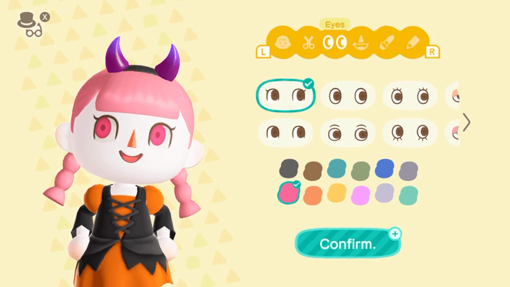 Prepare-se para o Halloween em Animal Crossing com novas opções de personalização e fantasias. (Imagem: Divulgação)