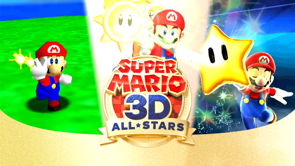 Super Mario 3D All-Stars contém três jogos icônicos em uma coleção. (Imagem: Reprodução)