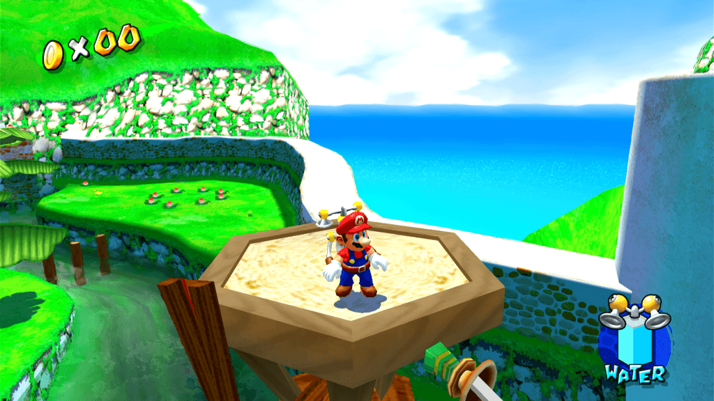 Super Mario Sunshine não é só um dos jogos de Mario mais desafiadores: é o mais difícil em Super Mario 3D All-Stars. (Imagem: Reprodução)