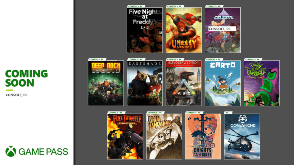 Xbox Game Pass recebe jogos para Halloween e para novembro. (Imagem: Divulgação)