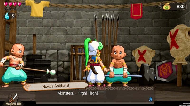 Wonder Boy Asha in Monster World