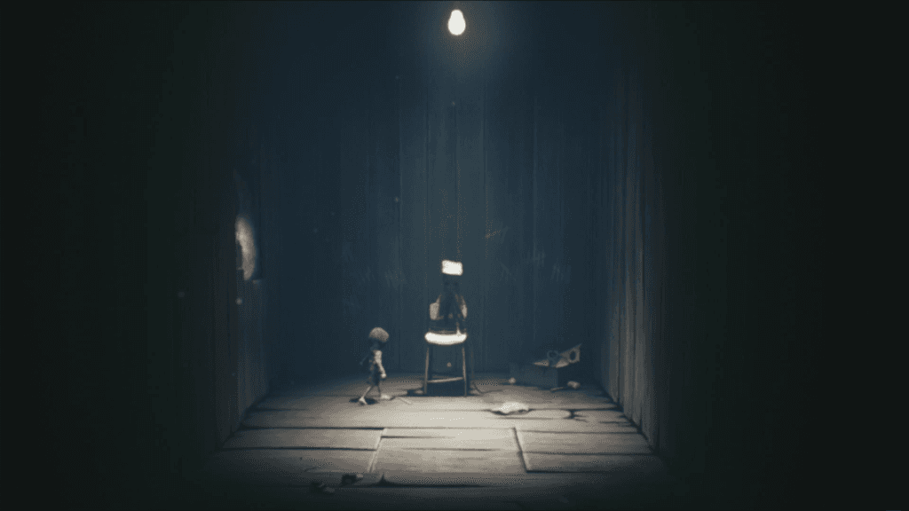 Little Nightmares 2 conta com bela cinematografia para seus visuais sombrios e clima de horror. (Imagem: Reprodução/Switch)