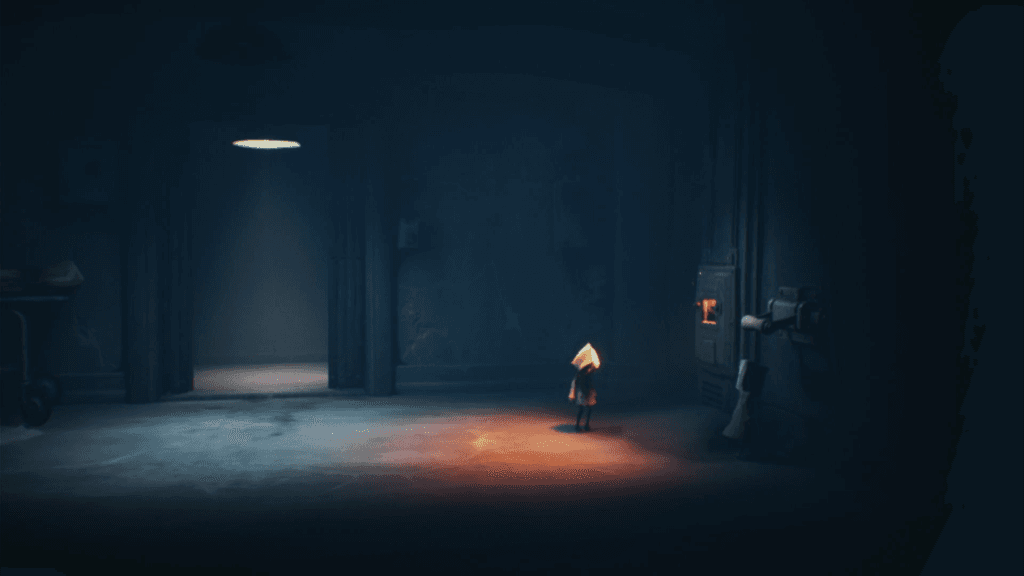 Em Little Nightmares 2, as desventuras horripilantes fazem com que você acabe passeando até em um incinerador de cadáveres. (Imagem: Reprodução/Switch)