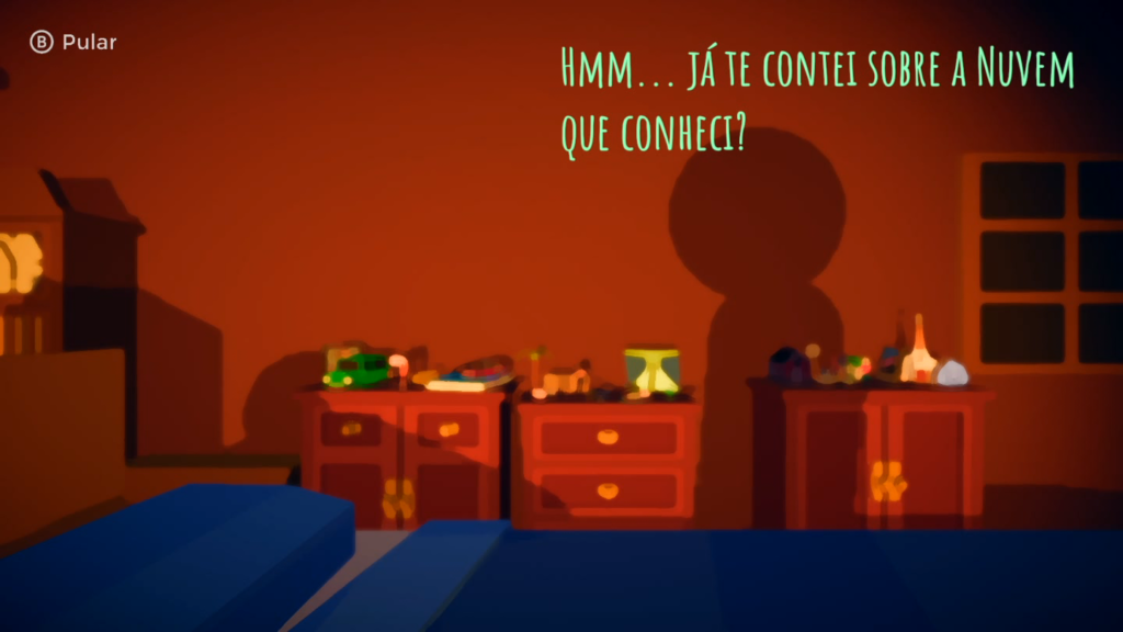 Rain on Your Parade, ao contrário de Untitled Goose Game, tem um enredo para justificar as ações no jogo. (Imagem: Reprodução/Nintendo Switch)