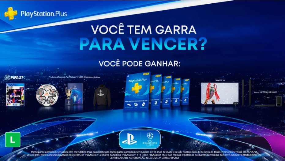 playstation você tem garra pra vencer