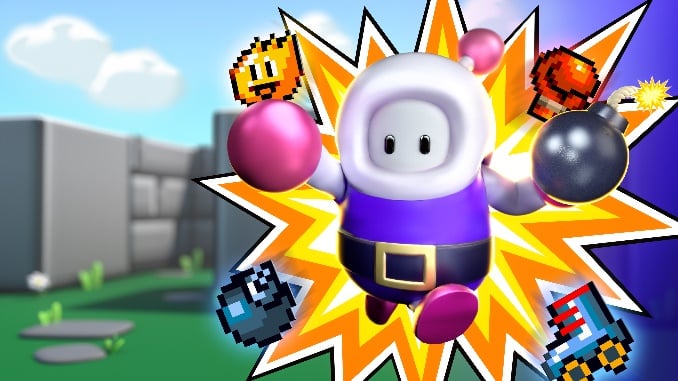 super bomberman fall guys bomberman