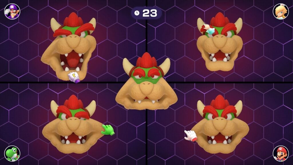 Face Lift está em Mario Party Superstars e era um dos meus favoritos, assim como Bumper Balls. (Imagem: Divulgação/Nintendo)