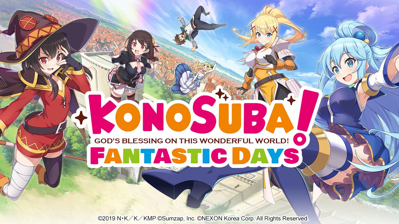 KonoSuba: Fantastic Days comemora seu primeiro aniversário com um