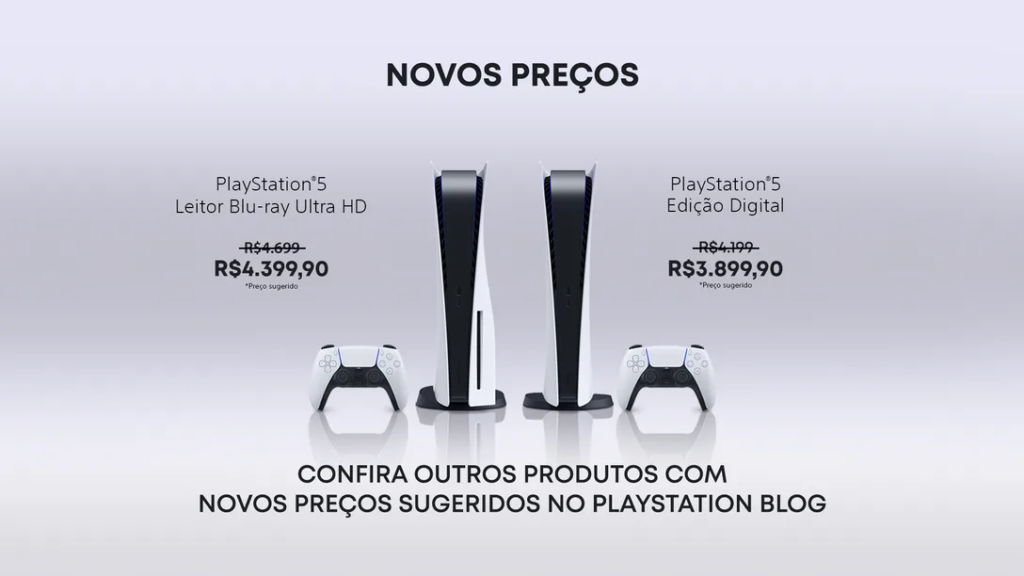 Novos preços PlayStation