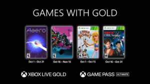 Xbox revela Games With Gold para outubro de 2021