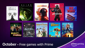 Prime Gaming de outubro anuncia jogos gratuitos e mais novidades