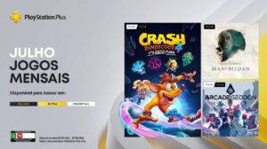 PS Plus de julho trará Crash Bandicoot 4 e mais dois jogos