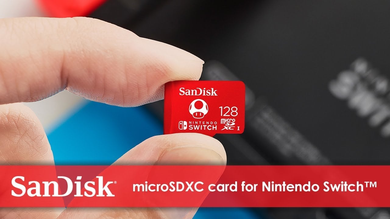 Jogos: SanDisk Nintendo Switch microSDXC Card &#124; Review