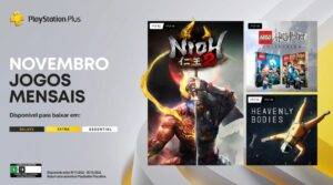 PlayStation Plus de novembro traz Nioh 2 e mais dois jogos