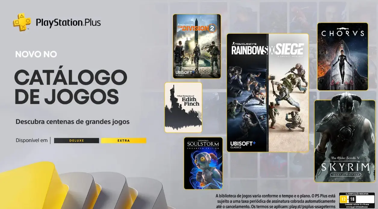 PS Plus Extra/Deluxe anuncia novos jogos de novembro