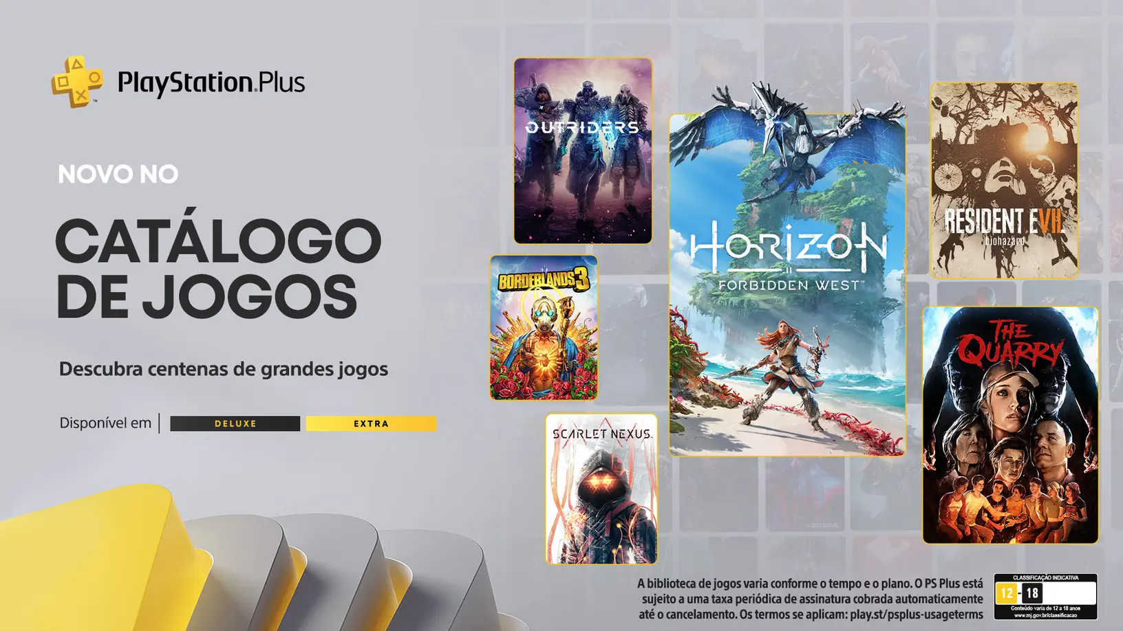 Jogos: PS Plus Extra/Deluxe oferecerá Horizon Forbidden West