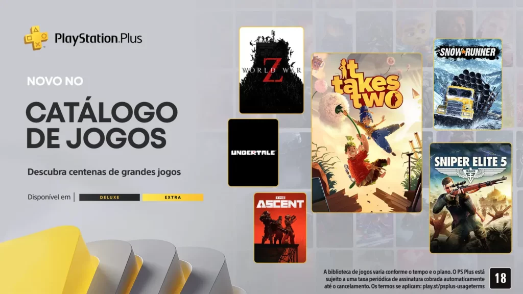 PS Plus Extra e Deluxe: lista de jogos de setembro é anunciada com
