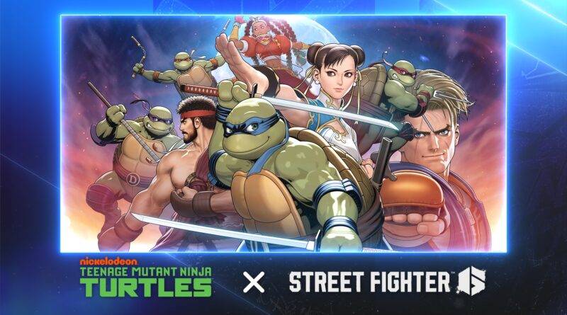 Street Fighter 6 x Tartarugas Ninjas