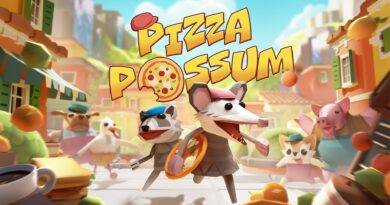 Tela de título de Pizza Possum