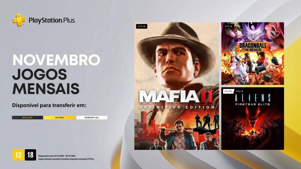 PlayStation Plus de novembro de 2023