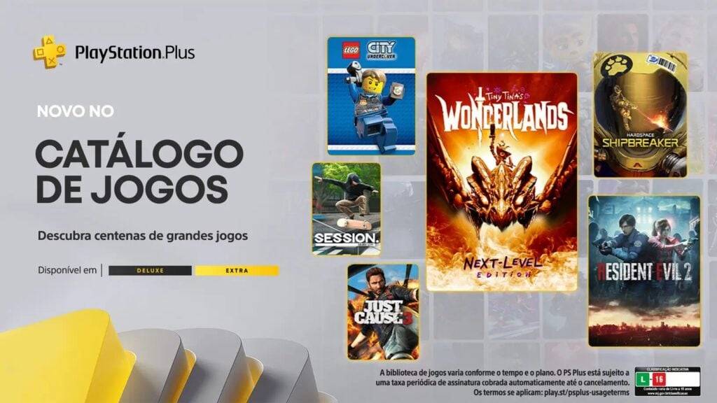 PlayStation Plus Extra/Deluxe de janeiro de 2024