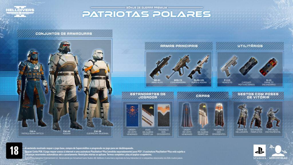 helldivers 2 patriotas polares