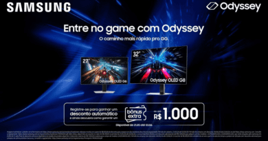 Monitores Samsung OLED G8 e OLED G6