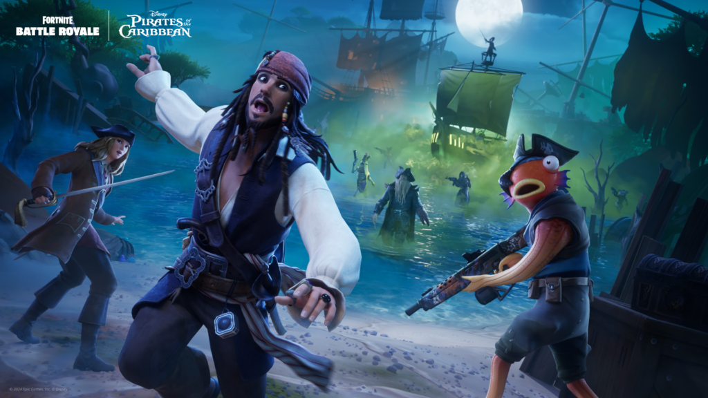 Fortnite Battle Royale x Piratas do Caribe