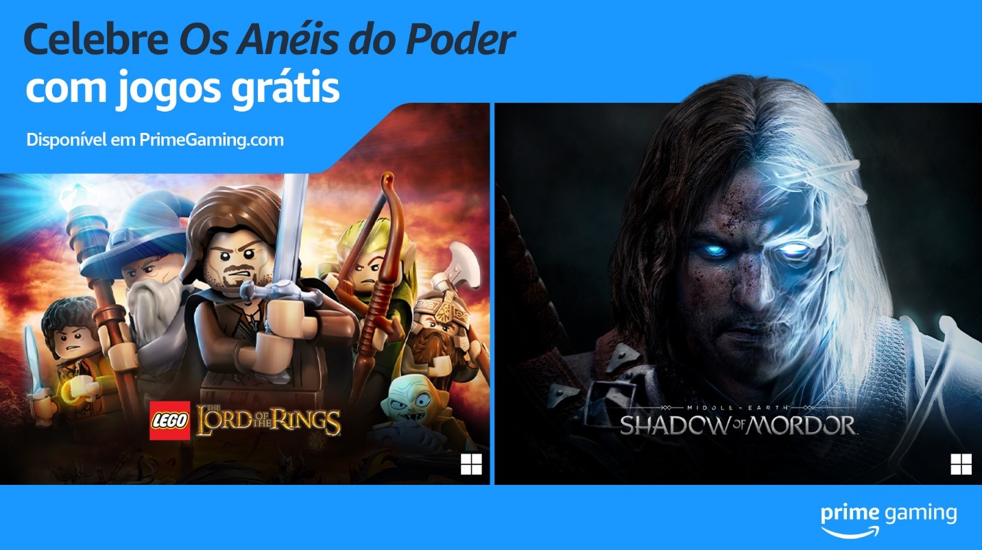 Jogos: Prime Gaming disponibiliza 2 jogos de O Senhor dos Anéis gratuitamente