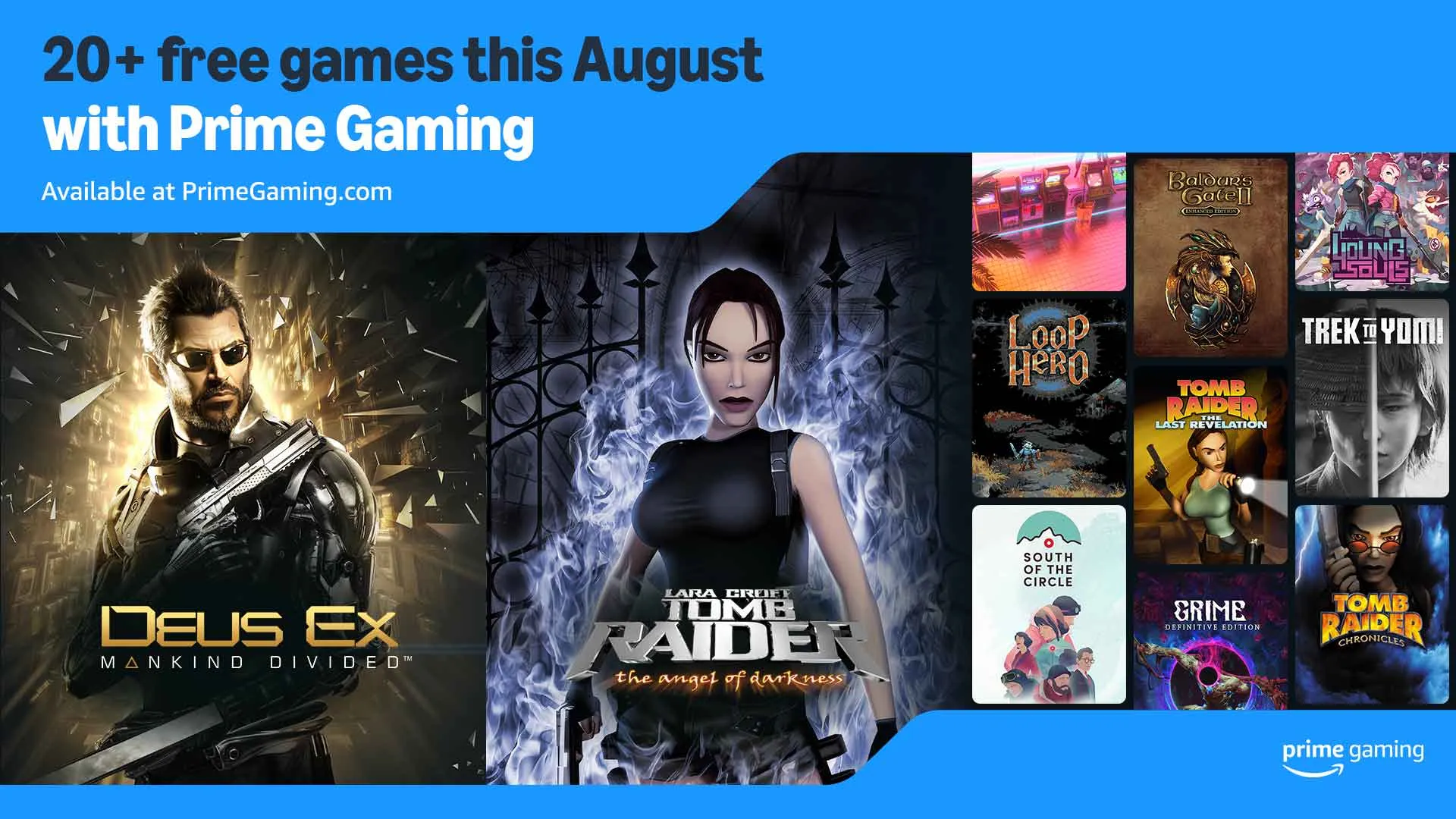 Jogos: Prime Gaming anuncia 22 jogos gratuitos para agosto