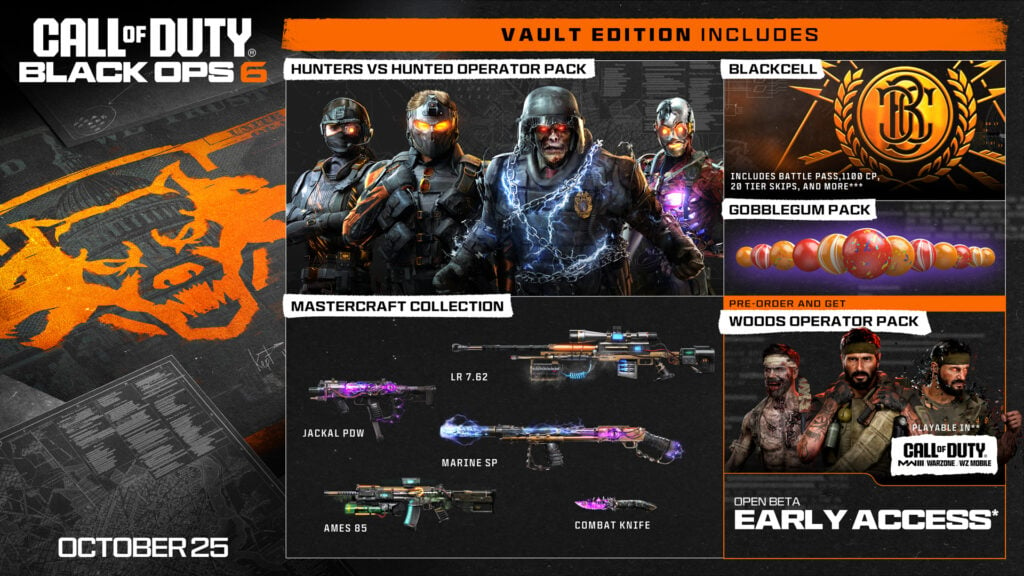 call of duty black ops 6 vault edition