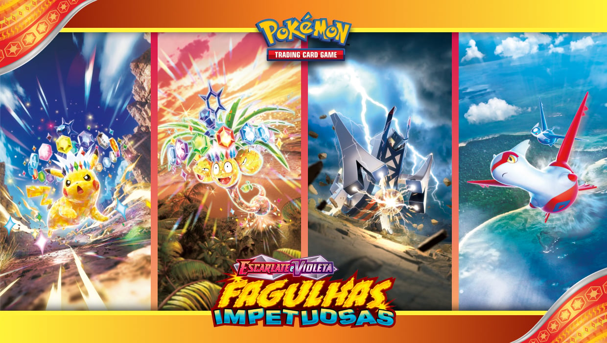 Pokémon Estampas Ilustradas, Escarlate e Violeta — Fagulhas Impetuosas