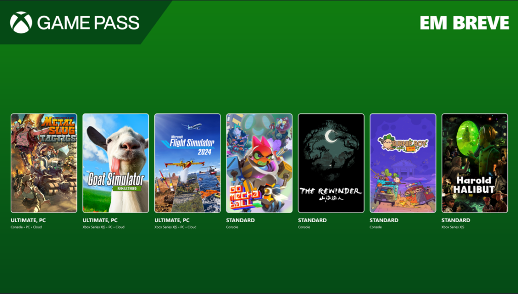 Xbox Game Pass Novembro de 2024