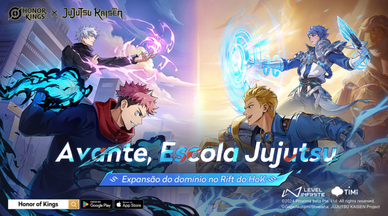 Honor of Kings colaboração Jujutsu Kaisen