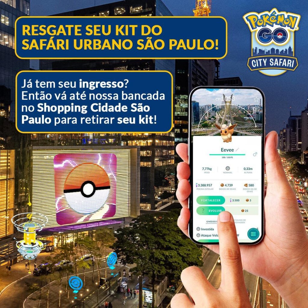 pokémon go safári urbano