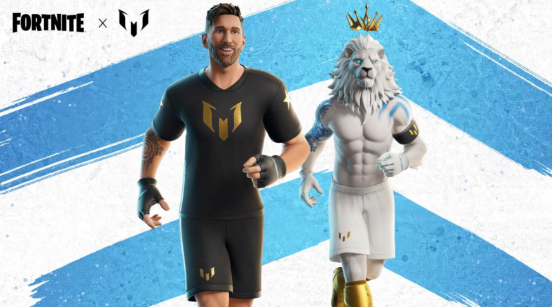 Lionel Messi chega ao Fortnite