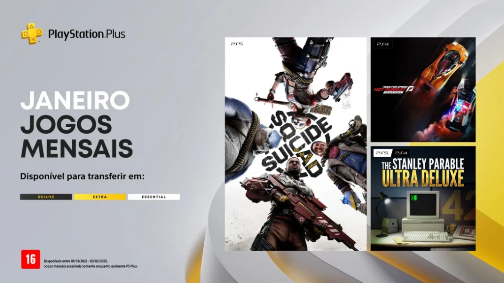 PlayStation Plus Janeiro de 2025