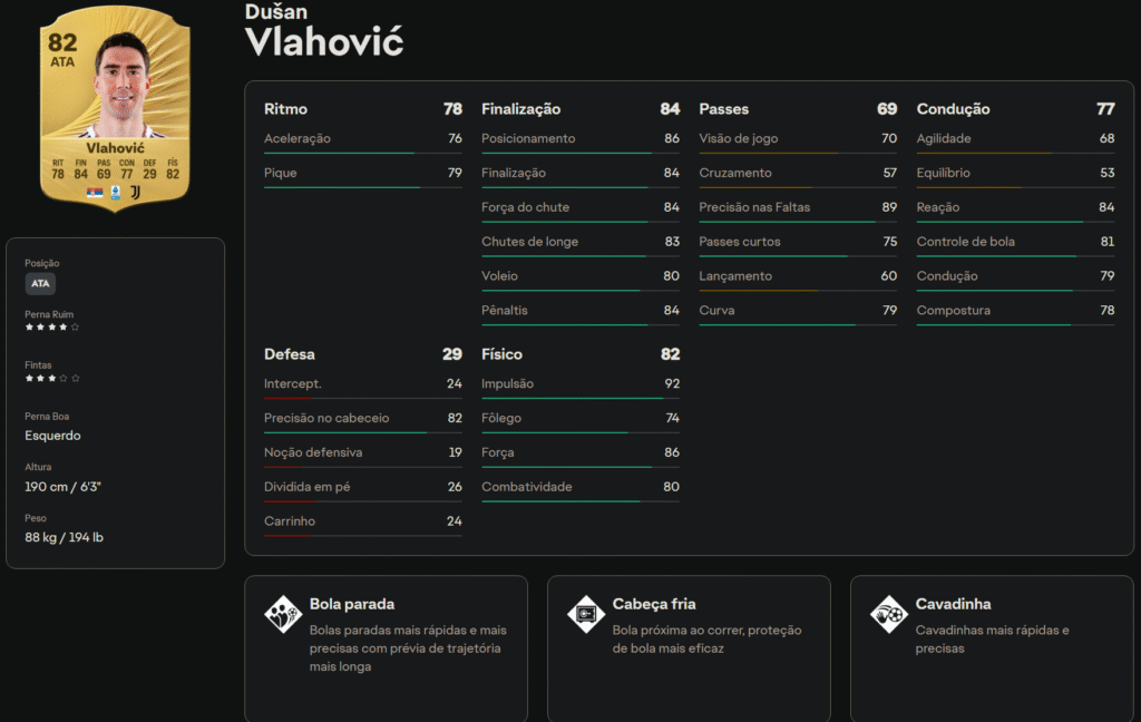 ea sports fc 26 melhores batedores de falta