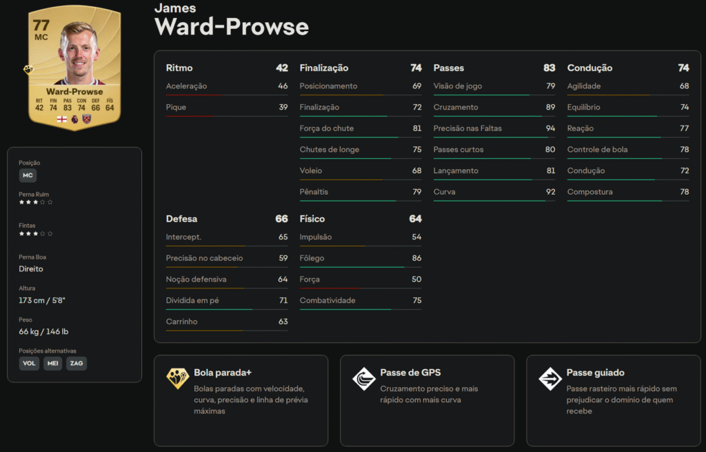 ea sports fc 26 melhores batedores de falta