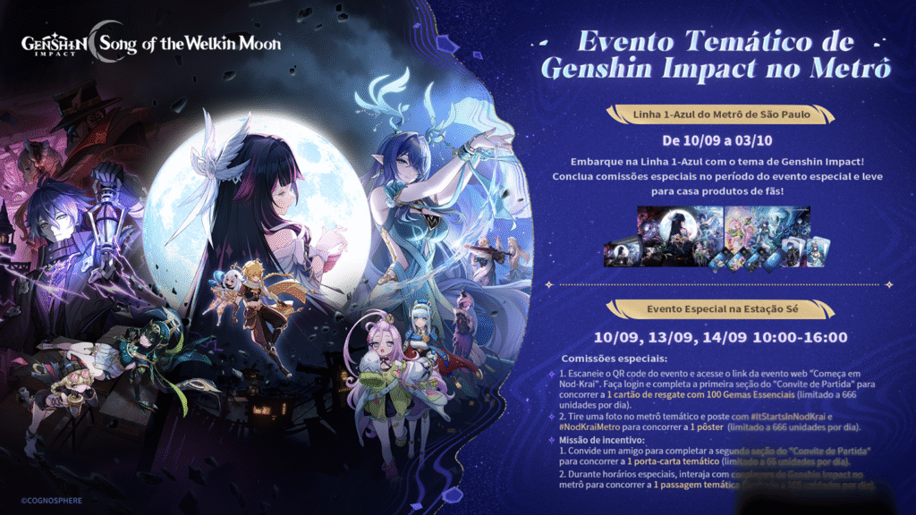 Feira Fantástica HoYoverse Feira Fantástica de Teyvat Brasil Game Show 2025