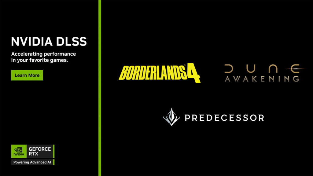 dlss 4 nvidia dlss 4 borderlands 4
