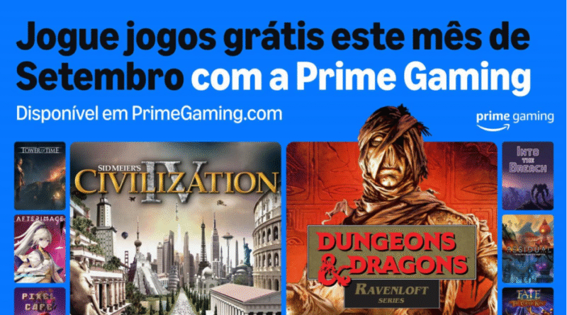 prime gaming setembro de 2025